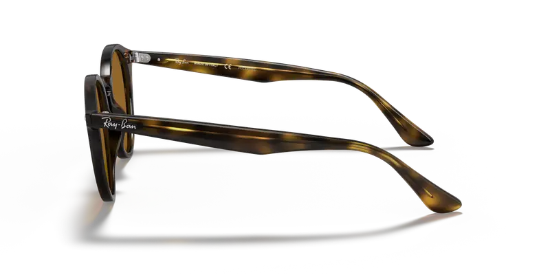 Ray - Ban Unisex RB2180 710/83 Occhiali da sole Iniettato Tartaruga Rotonda Polarizzata miniatura 3