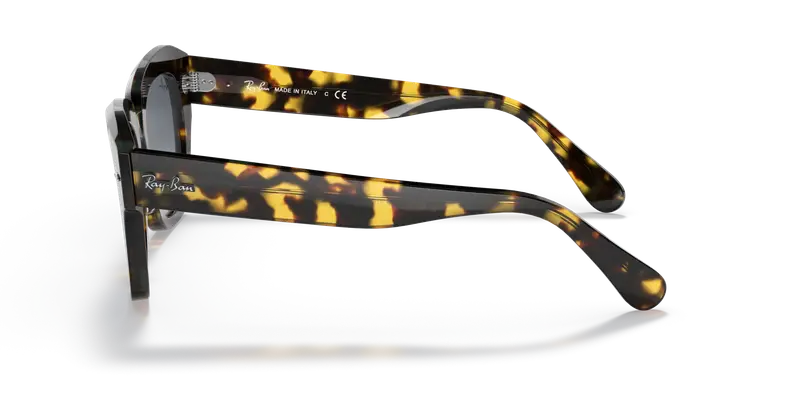 Ray - Ban Unisex RB2186 STATE STREET 133286 Occhiali da sole Acetato Tartaruga Grigio Squadrata Normale Sfumato miniatura 3