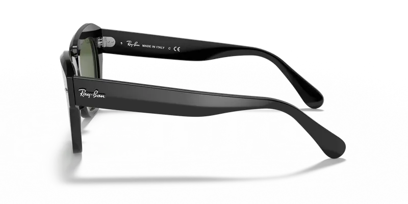 Ray - Ban Unisex RB2186 STATE STREET 901/58 Occhiali da sole Acetato Nero G15 Squadrata Polarizzata miniatura 3