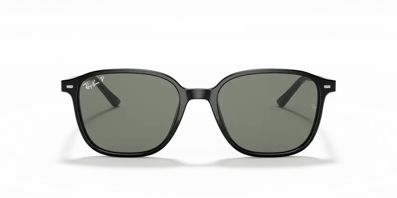 Ray - Ban Unisex RB2193 LEONARD 901/58 Occhiali da sole Acetato Nero G15 Squadrata Polarizzata miniatura 2