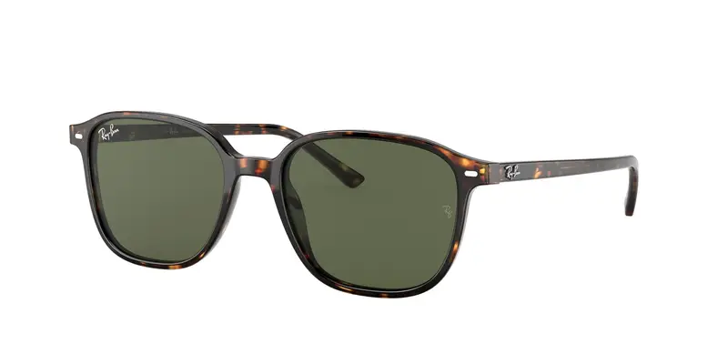 Ray - Ban Unisex RB2193 LEONARD 902/31 Occhiali da sole Acetato Tartaruga G15 Squadrata Normale