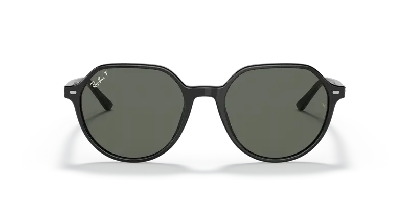 Ray - Ban Unisex RB2195 THALIA 901/58 Occhiali da sole Acetato Nero G15 Squadrata Polarizzata miniatura 2