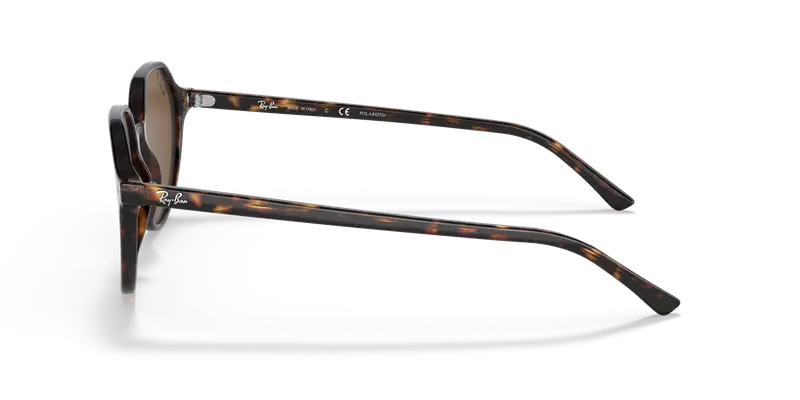 Ray - Ban Unisex RB2195 THALIA 902/57 Occhiali da sole Acetato Tartaruga Marrone Squadrata Polarizzata miniatura 3