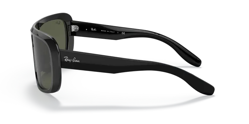 Ray - Ban Unisex RB2196 BLAIR 901/31 Occhiali da sole Plastica Nero Verde Squadrata Normale miniatura 3