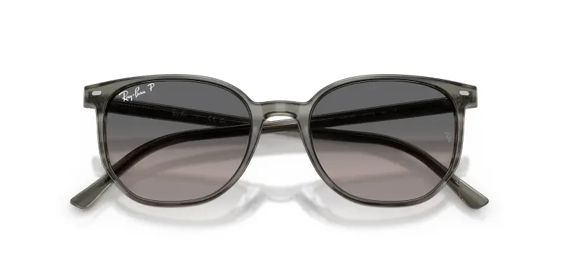 Unisex RB2197 ELLIOT 1438M3 Occhiali da sole Acetato Grigio Grigio Squadrata Polarizzata miniatura 2