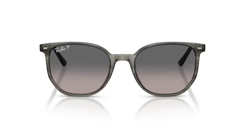 Unisex RB2197 ELLIOT 1438M3 Occhiali da sole Acetato Grigio Grigio Squadrata Polarizzata miniatura 3