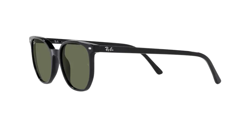 Ray - Ban Unisex RB2197 ELLIOT 901/31 Occhiali da sole Plastica Nero Verde Squadrata Normale miniatura 3