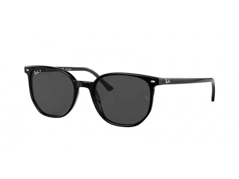 Ray - Ban Unisex RB2197 ELLIOT 901/48 Occhiali da sole Acetato Nero Nero Squadrata Polarizzata
