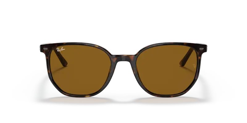 Ray - Ban Unisex RB2197 ELLIOT 902/33 Occhiali da sole Plastica Havana Marrone Squadrata Normale miniatura 2