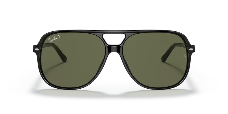 Ray - Ban Unisex RB2198 BILL 901/58 Occhiali da sole Acetato Nero G15 Squadrata Polarizzata miniatura 2