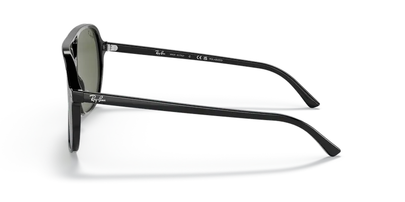 Ray - Ban Unisex RB2198 BILL 901/58 Occhiali da sole Acetato Nero G15 Squadrata Polarizzata miniatura 3