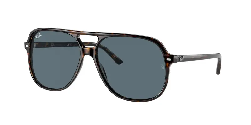 Ray - Ban Unisex RB2198 BILL 902/R5 Occhiali da sole Acetato Tartaruga Blu Squadrata Normale