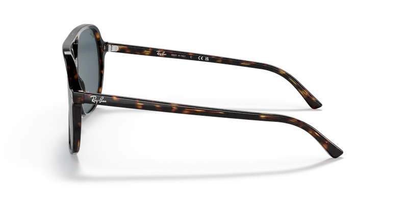 Ray - Ban Unisex RB2198 BILL 902/R5 Occhiali da sole Acetato Tartaruga Blu Squadrata Normale miniatura 3