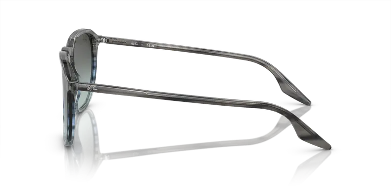 Ray - Ban Unisex RB2203 1391GK Occhiali da sole Acetato Blu Blu Squadrata Normale Sfumato miniatura 3