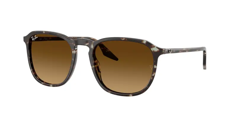 Ray - Ban Unisex RB2203 143185 Occhiali da sole Acetato Giallo Marrone Squadrata Normale Sfumato