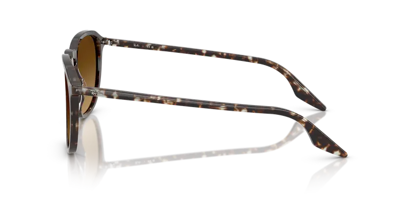 Ray - Ban Unisex RB2203 143185 Occhiali da sole Acetato Giallo Marrone Squadrata Normale Sfumato miniatura 3