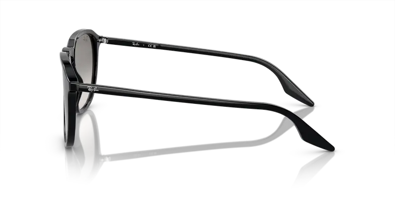 Ray - Ban Unisex RB2203 901/32 Occhiali da sole Acetato Nero Grigio Squadrata Normale Sfumato miniatura 3