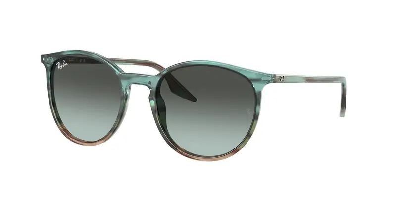 Ray - Ban Unisex RB2204  1394GK Occhiali da sole Acetato Multi-colore Blu Pantos Normale Sfumato