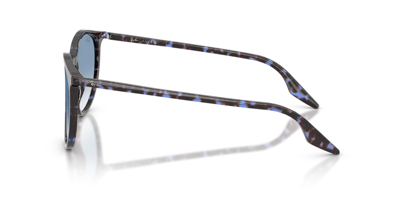 Ray - Ban Unisex RB2204 14303F Occhiali da sole Acetato Blu Blu Pantos Normale Sfumato miniatura 3