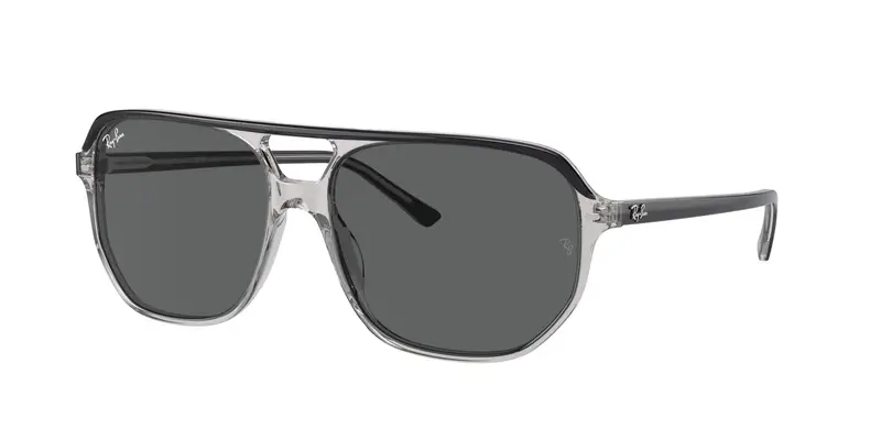 Ray - Ban Unisex RB2205 BILL ONE 1396B1 Occhiali da sole Acetato Grigio Grigio Geometrica Normale