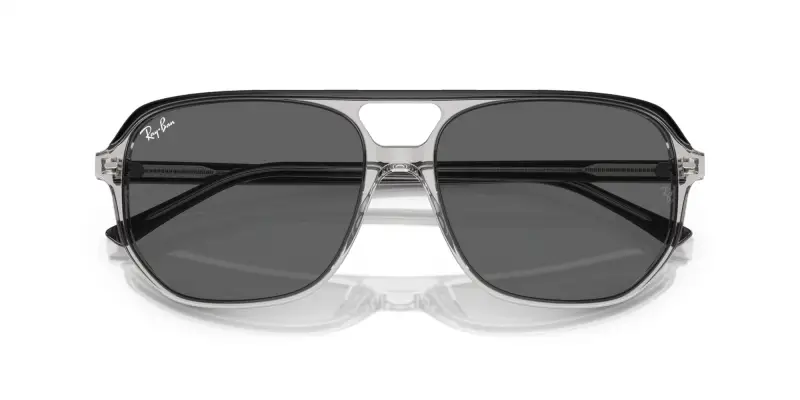 Unisex RB2205 BILL ONE 1396B1 Occhiali da sole Acetato Grigio Grigio Geometrica Normale miniatura 2