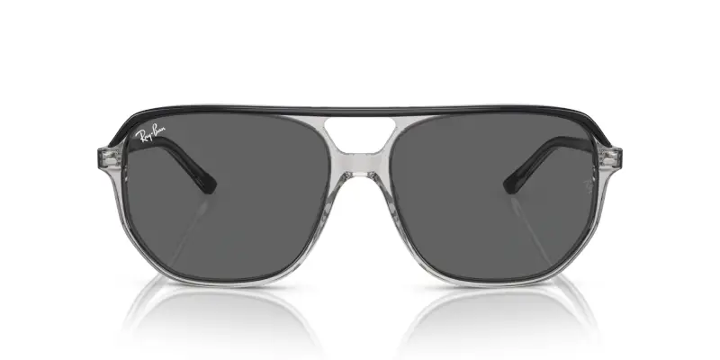 Unisex RB2205 BILL ONE 1396B1 Occhiali da sole Acetato Grigio Grigio Geometrica Normale miniatura 3