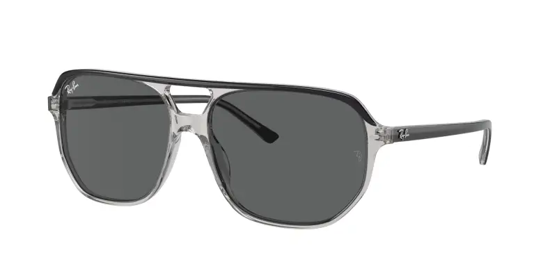 Unisex RB2205 BILL ONE 1396B1 Occhiali da sole Acetato Grigio Grigio Geometrica Normale
