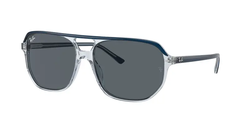 Ray - Ban Unisex RB2205 BILL ONE 1397R5 Occhiali da sole Acetato Blu Blu Geometrica Normale