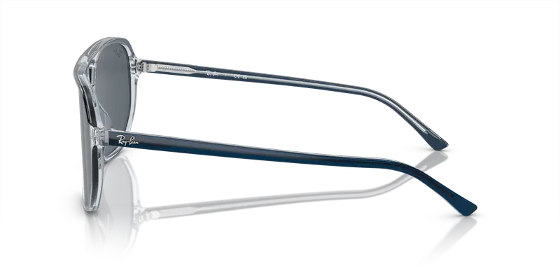 Ray - Ban Unisex RB2205 BILL ONE 1397R5 Occhiali da sole Acetato Blu Blu Geometrica Normale miniatura 3