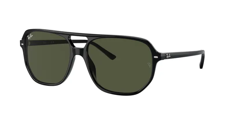 Ray - Ban Unisex RB2205 BILL ONE 901/31 Occhiali da sole Acetato Nero Verde Geometrica Normale