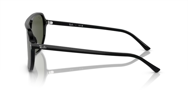 Ray - Ban Unisex RB2205 BILL ONE 901/31 Occhiali da sole Acetato Nero Verde Geometrica Normale miniatura 3