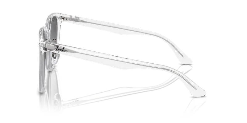 Ray - Ban Unisex RB2206D 64478G Occhiali da sole Acetato Trasparente Grigio Squadrata Normale Sfumato miniatura 3