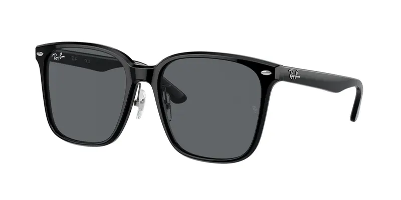 Ray - Ban Unisex RB2206D 901/87 Occhiali da sole Acetato Nero Grigio Squadrata Normale