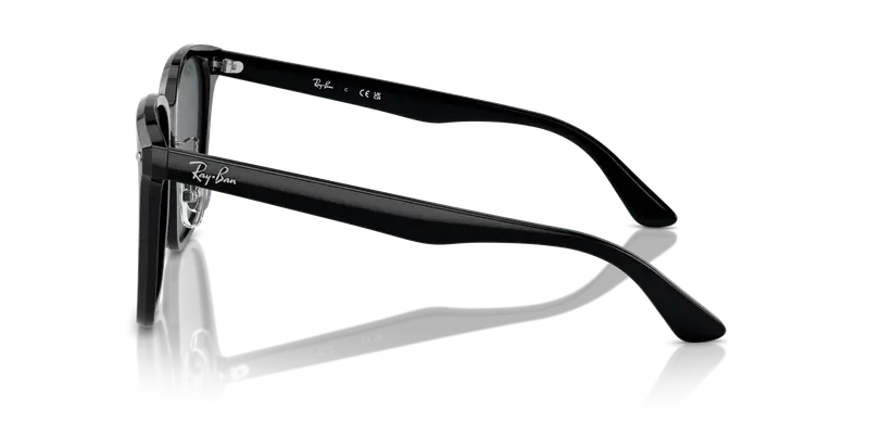 Ray - Ban Unisex RB2206D 901/87 Occhiali da sole Acetato Nero Grigio Squadrata Normale miniatura 3