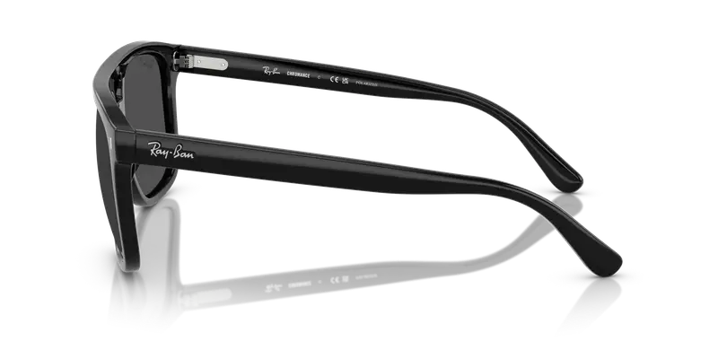 Ray - Ban Unisex RB2213CH 901/K8 Occhiali da sole Acetato Nero Grigio Squadrata Polarizzata miniatura 3