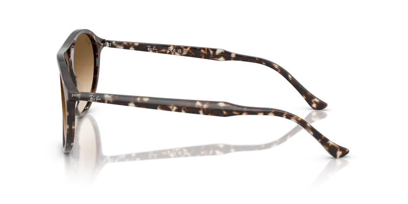 Ray - Ban Unisex RB2215 143151 Occhiali da sole Acetato Giallo Marrone Squadrata Normale Sfumato miniatura 3