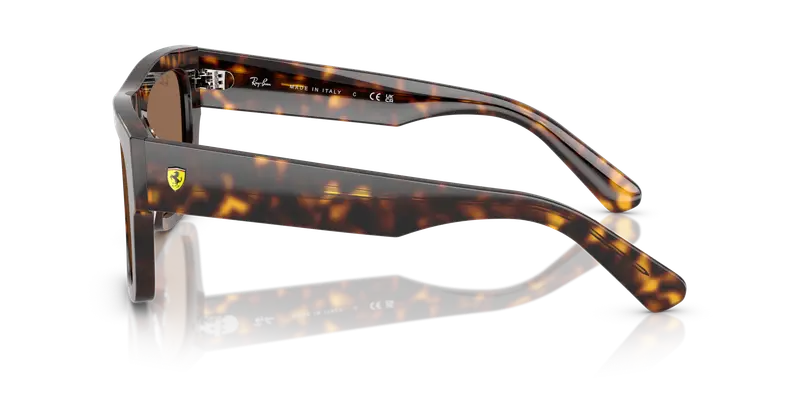 Ray - Ban Unisex RB2217M F61373 Occhiali da sole Acetato Tartaruga Marrone Squadrata Normale miniatura 3