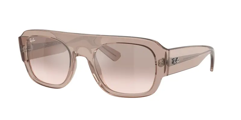 Unisex RB2218 67278Z Occhiali da sole Acetato Marrone Marrone Geometrica Normale Sfumato