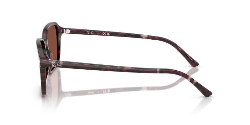 Ray - Ban Unisex RB2231 RAIMOND 1416C5 Occhiali da sole Acetato Viola Rosso Squadrata Normale miniatura 3