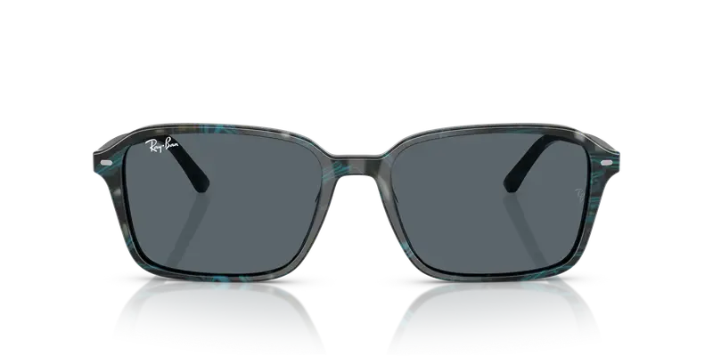 Ray - Ban Unisex RB2231 RAIMOND 1417R5 Occhiali da sole Acetato Blu Blu Squadrata Normale miniatura 2