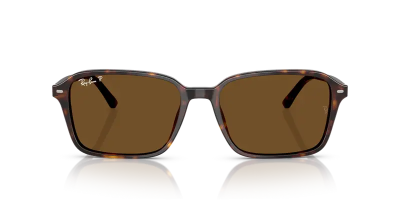 Ray - Ban Unisex RB2231 RAIMOND 902/57 Occhiali da sole Acetato Tartaruga Marrone Squadrata Polarizzata miniatura 2