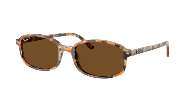Unisex RB2232 135757 Occhiali da sole Acetato Marrone Marrone Geometrica Polarizzata
