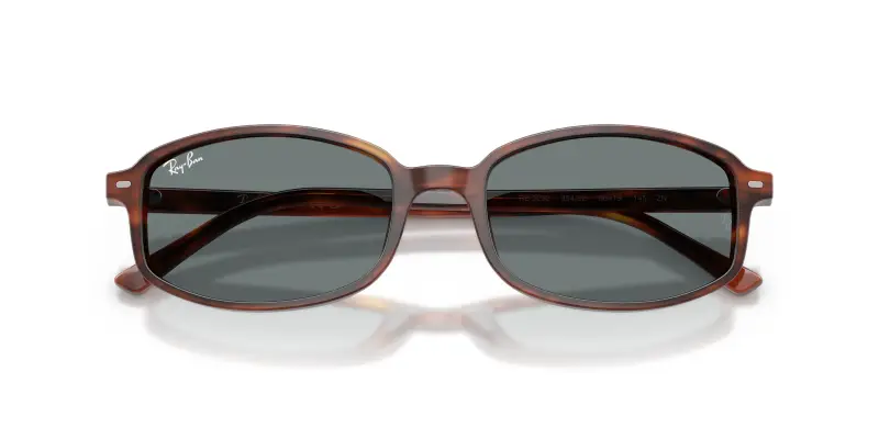 Unisex RB2232 954/62 Occhiali da sole Acetato Marrone Blu Geometrica Normale miniatura 2