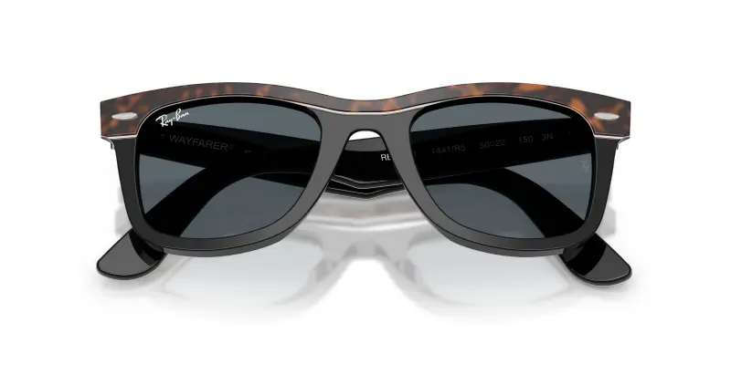Unisex RB2240 WAYFARER 1441R5 Occhiali da sole Acetato Marrone Blu Squadrata Normale miniatura 2