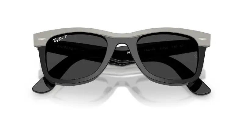 Unisex RB2240 WAYFARER 144248 Occhiali da sole Acetato Grigio Grigio Squadrata Polarizzata miniatura 2