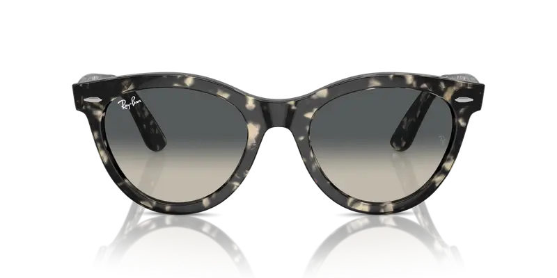 Ray - Ban Unisex RB2241 WAYFARER WAY 133371 Occhiali da sole Acetato Tartaruga Grigio Rotonda Normale Sfumato miniatura 2