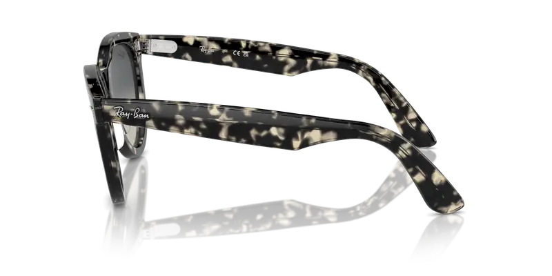 Ray - Ban Unisex RB2241 WAYFARER WAY 133371 Occhiali da sole Acetato Tartaruga Grigio Rotonda Normale Sfumato miniatura 3