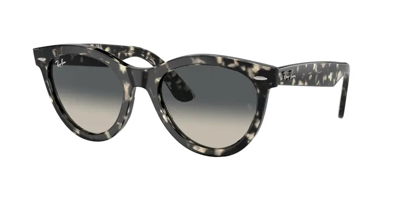 Ray - Ban Unisex RB2241 WAYFARER WAY 133371 Occhiali da sole Acetato Tartaruga Grigio Rotonda Normale Sfumato