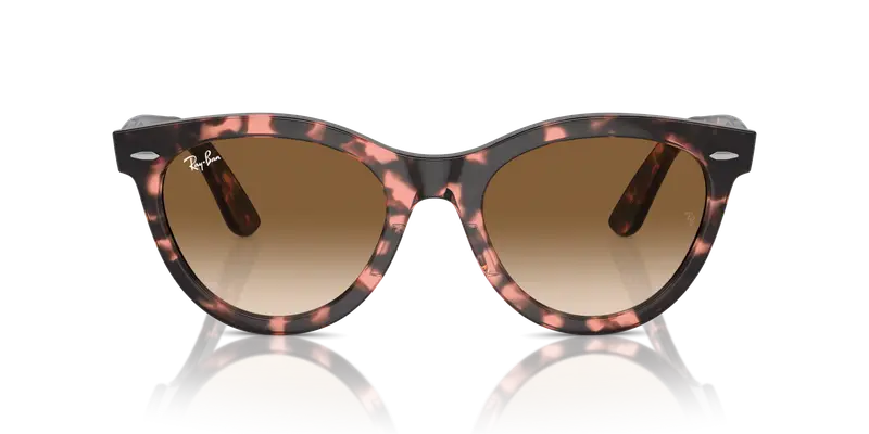 Ray - Ban Unisex RB2241 WAYFARER WAY 133451 Occhiali da sole Acetato Tartaruga Marrone Rotonda Normale Sfumato miniatura 2