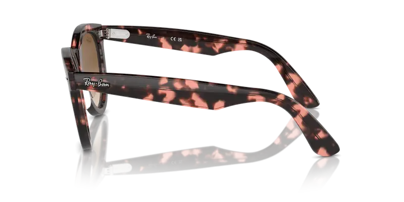 Ray - Ban Unisex RB2241 WAYFARER WAY 133451 Occhiali da sole Acetato Tartaruga Marrone Rotonda Normale Sfumato miniatura 3